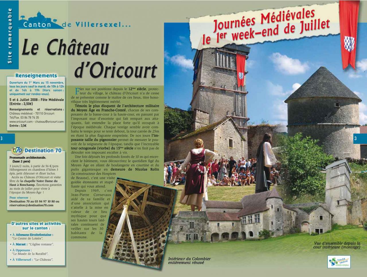 Château médiéval d'Oricourt (70)