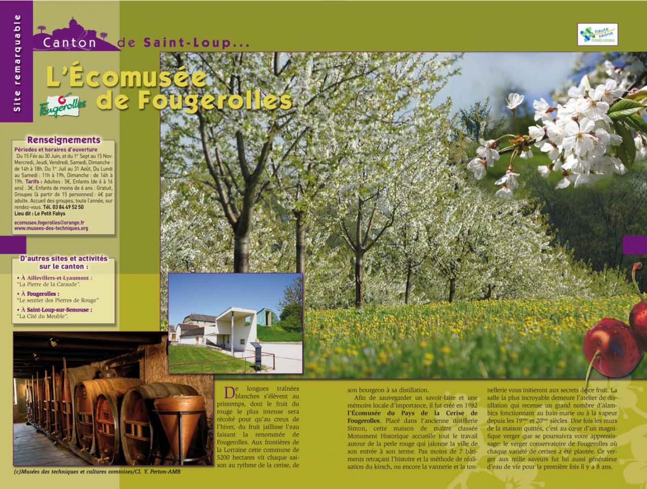 Ecomusée du Pays de la Cerise à Fougerolles (70)