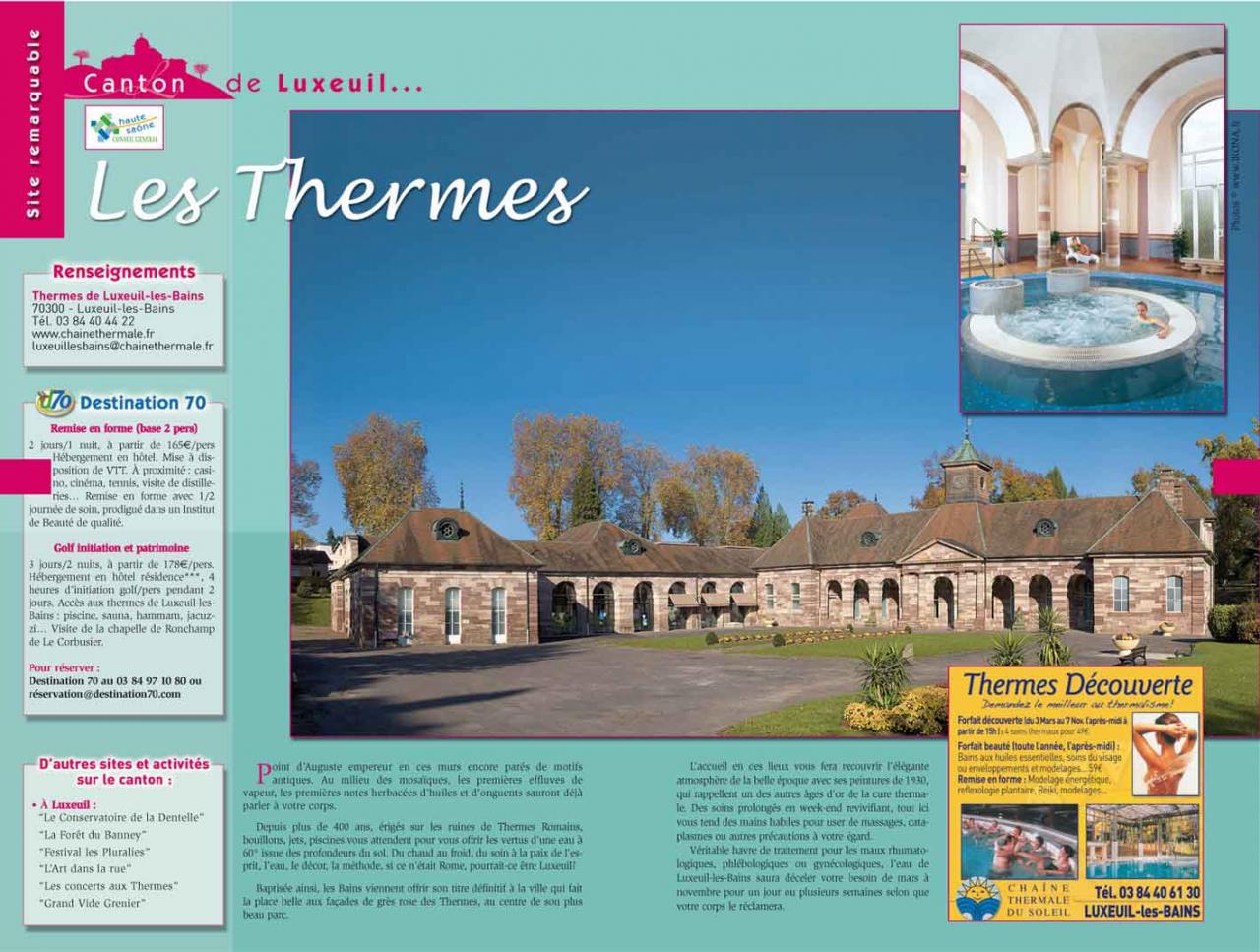 Centre thermal de Luxeuil-les-Bains (70)