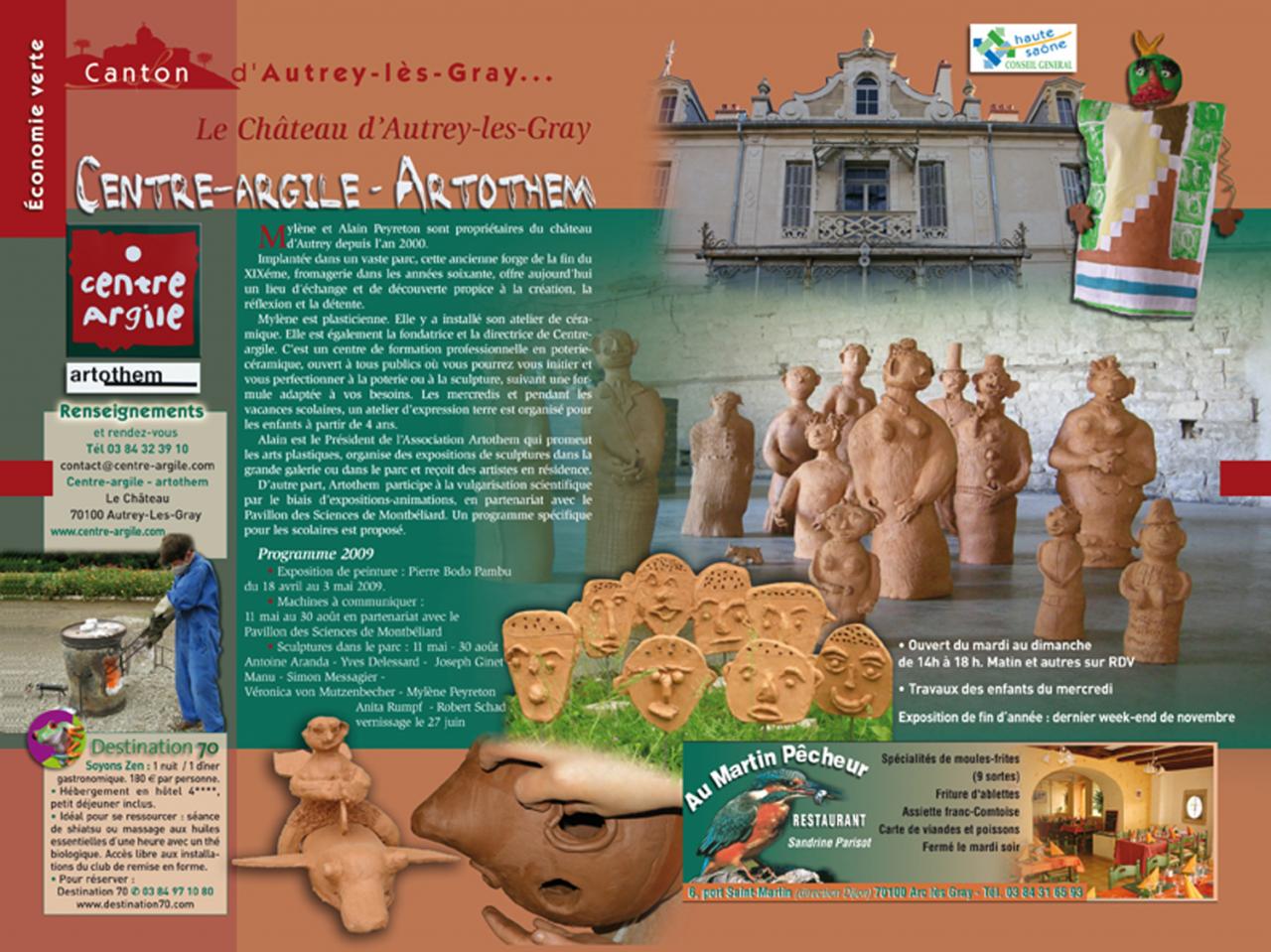 Centre Argile - Château d'Autrey-lès-Gray (70)