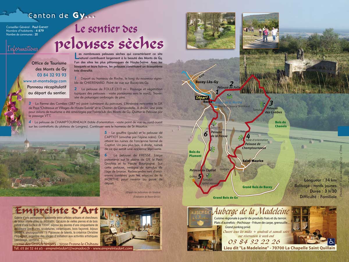 Randonnée sur les Monts de Gy