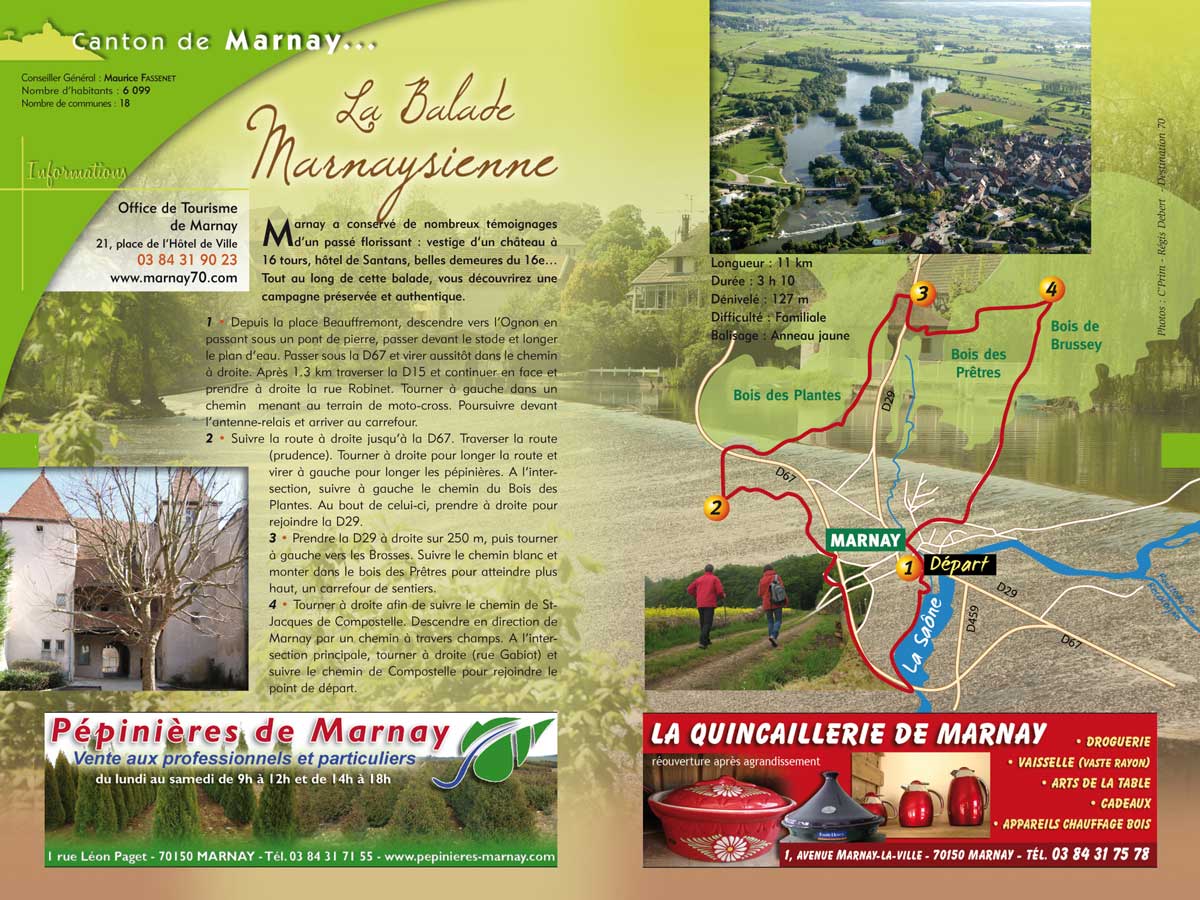 Randonnée autour de Marnay (70)