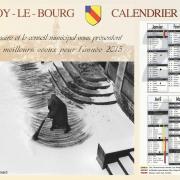 Calendrier pour commune de Noroy-le-Bourg (recto)