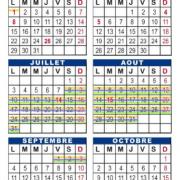 Calendrier 2017 en version marque-pages 