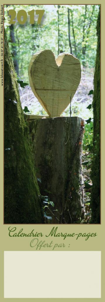 Recto calendrier marque-pages - ref.17-05