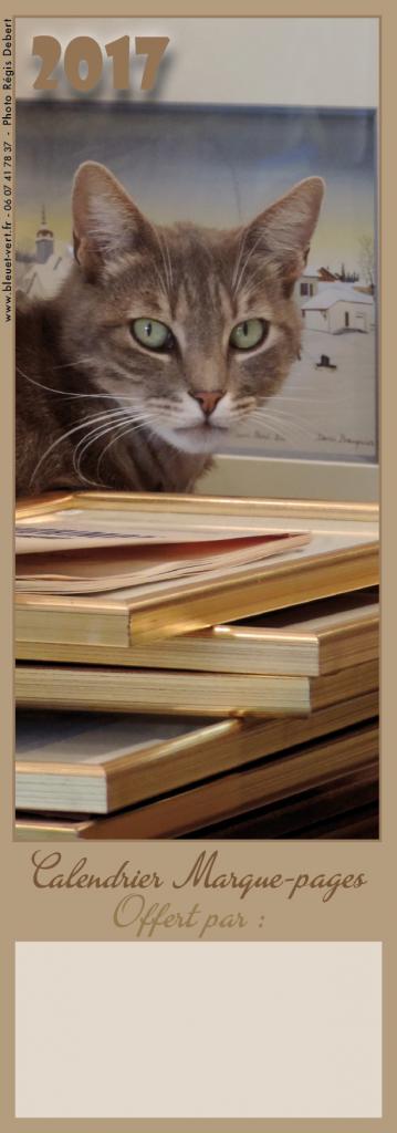 Recto calendrier marque-pages - ref.17-06