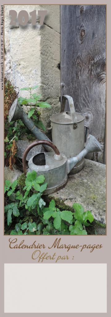 Recto calendrier marque-pages - ref.17-07