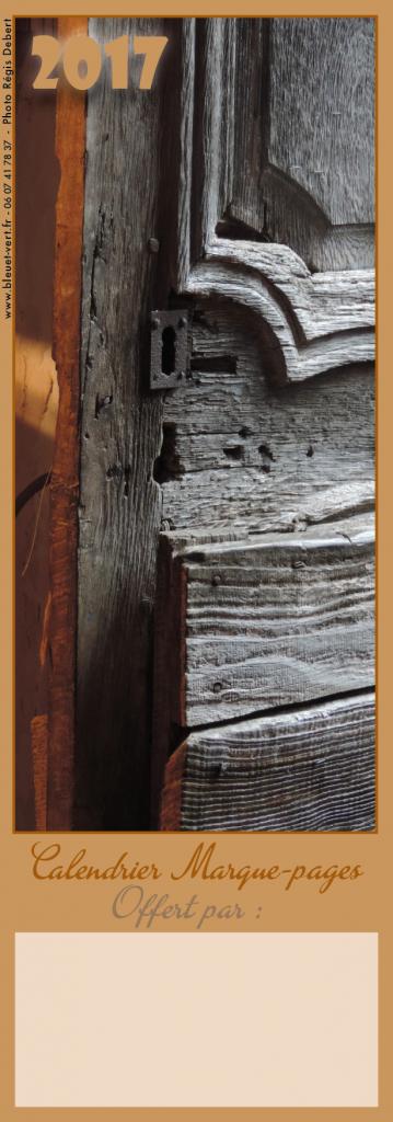 Recto calendrier marque-pages - ref.17-08
