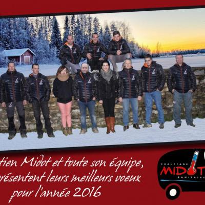 Carte voeux société Midot