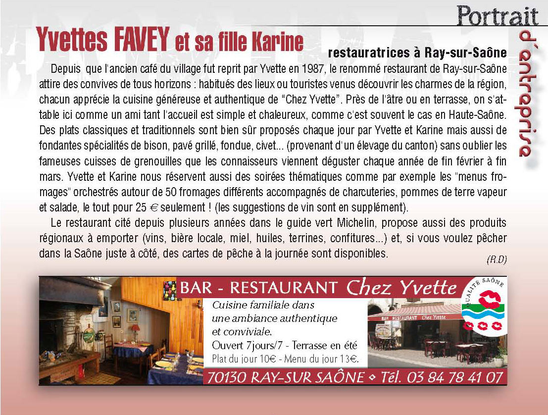 Restaurant Chez Yvette
