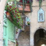 Cour ancienne à Baume-les-Dames