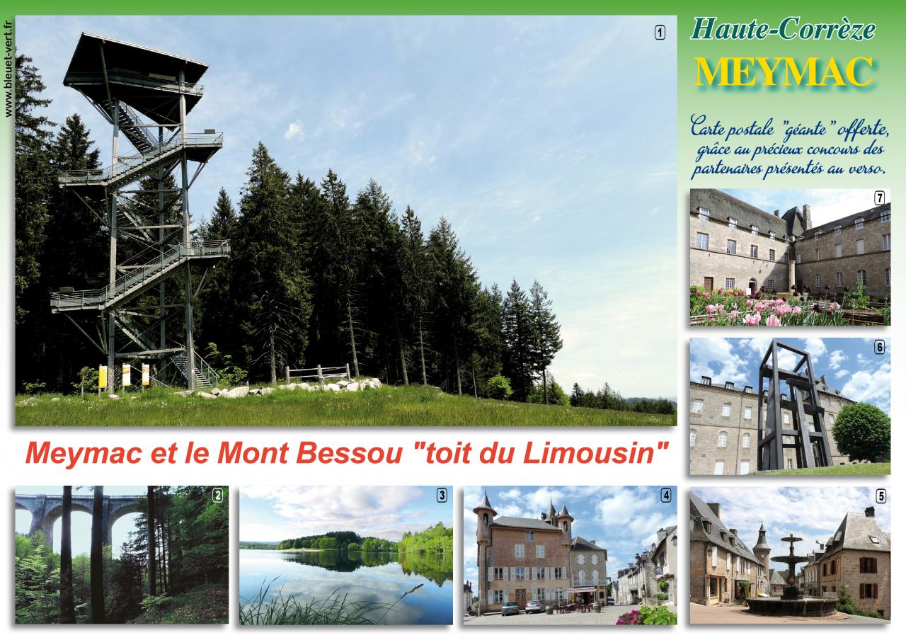 Meymac et le Mont Bessou, toit du Limousin.