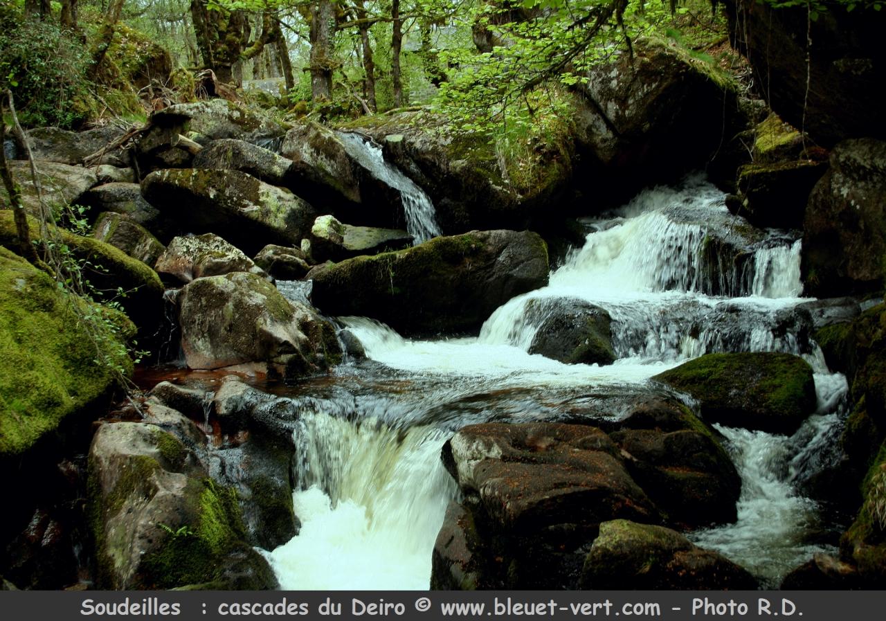 Soudeilles, cascades du Deiro