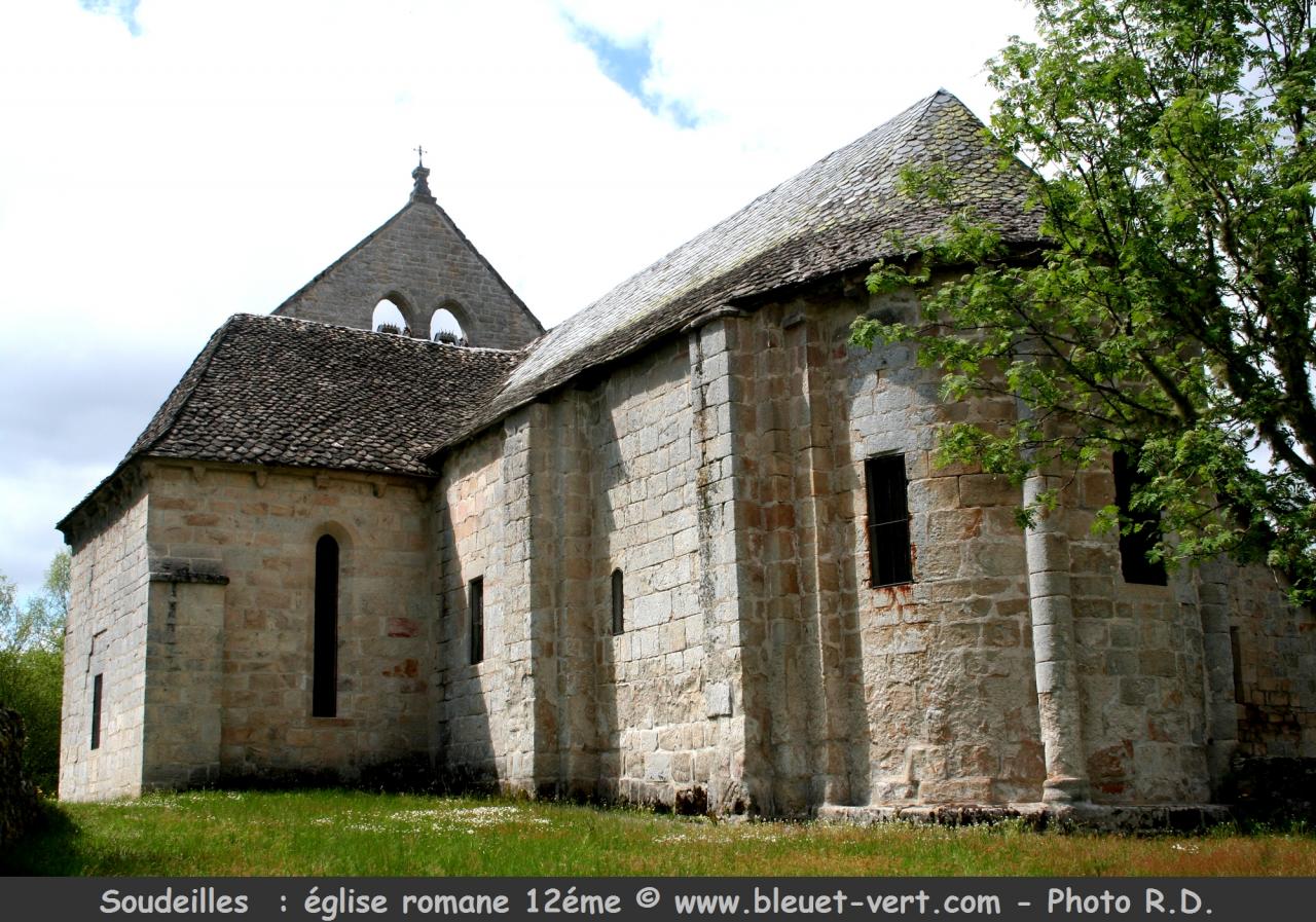 Soudeilles, église 12éme siècle