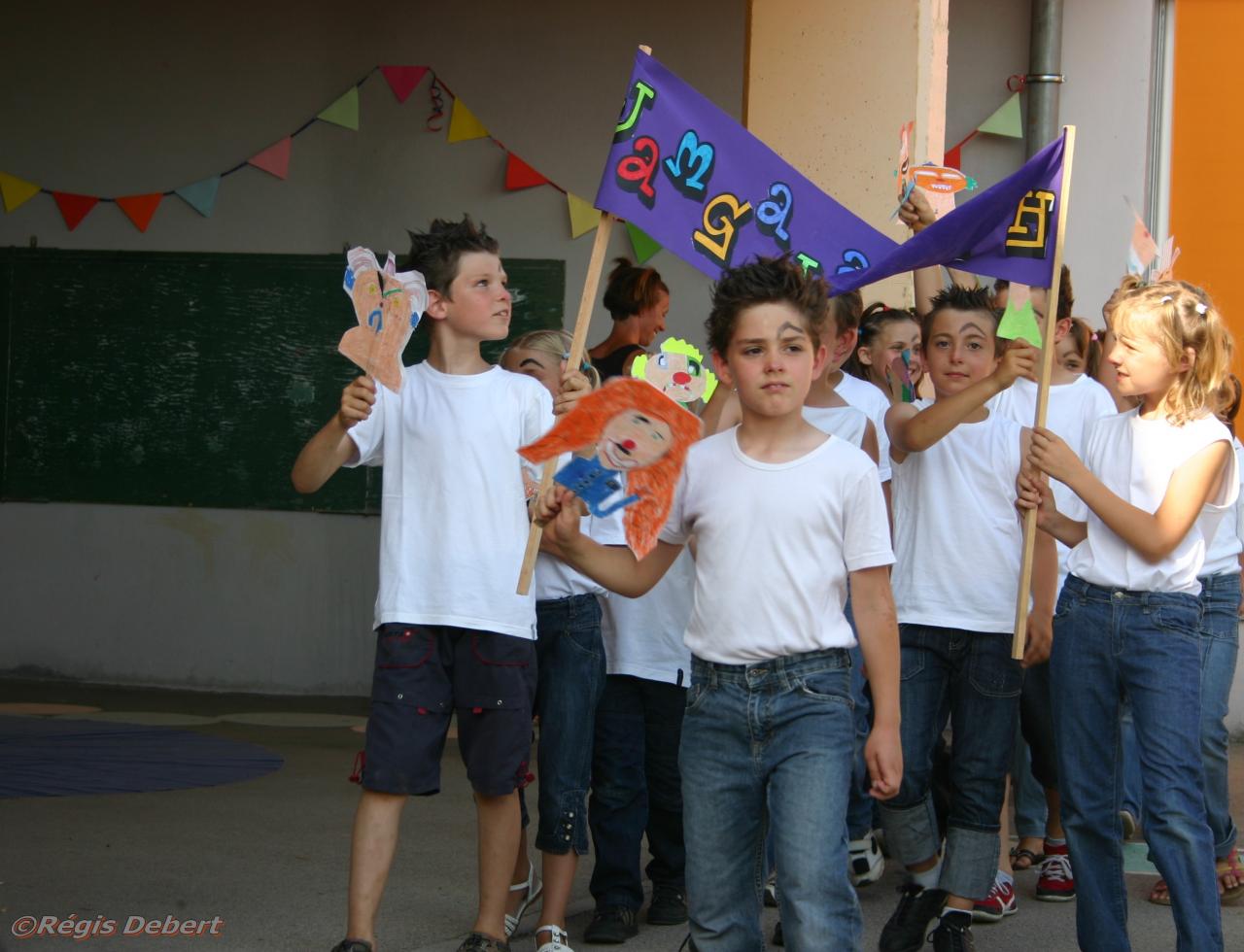 Manifestation à la récré - 2