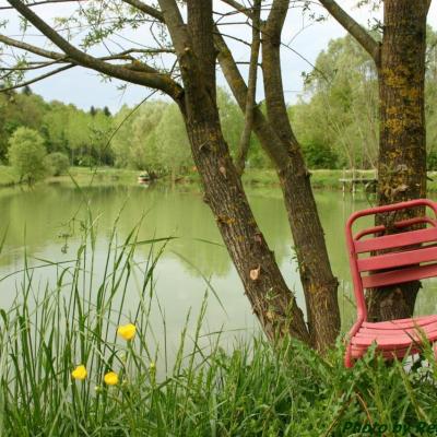 Les deux chaises à l'étang 