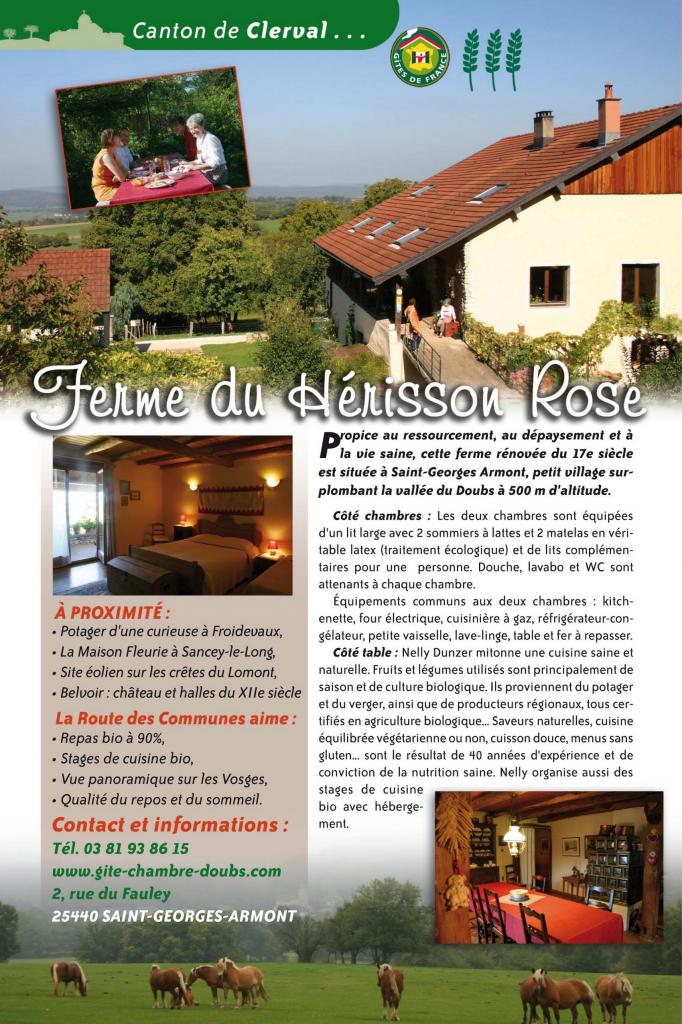 Ferme du Hérisson Rose Gîte et Chambres d'Hôtes