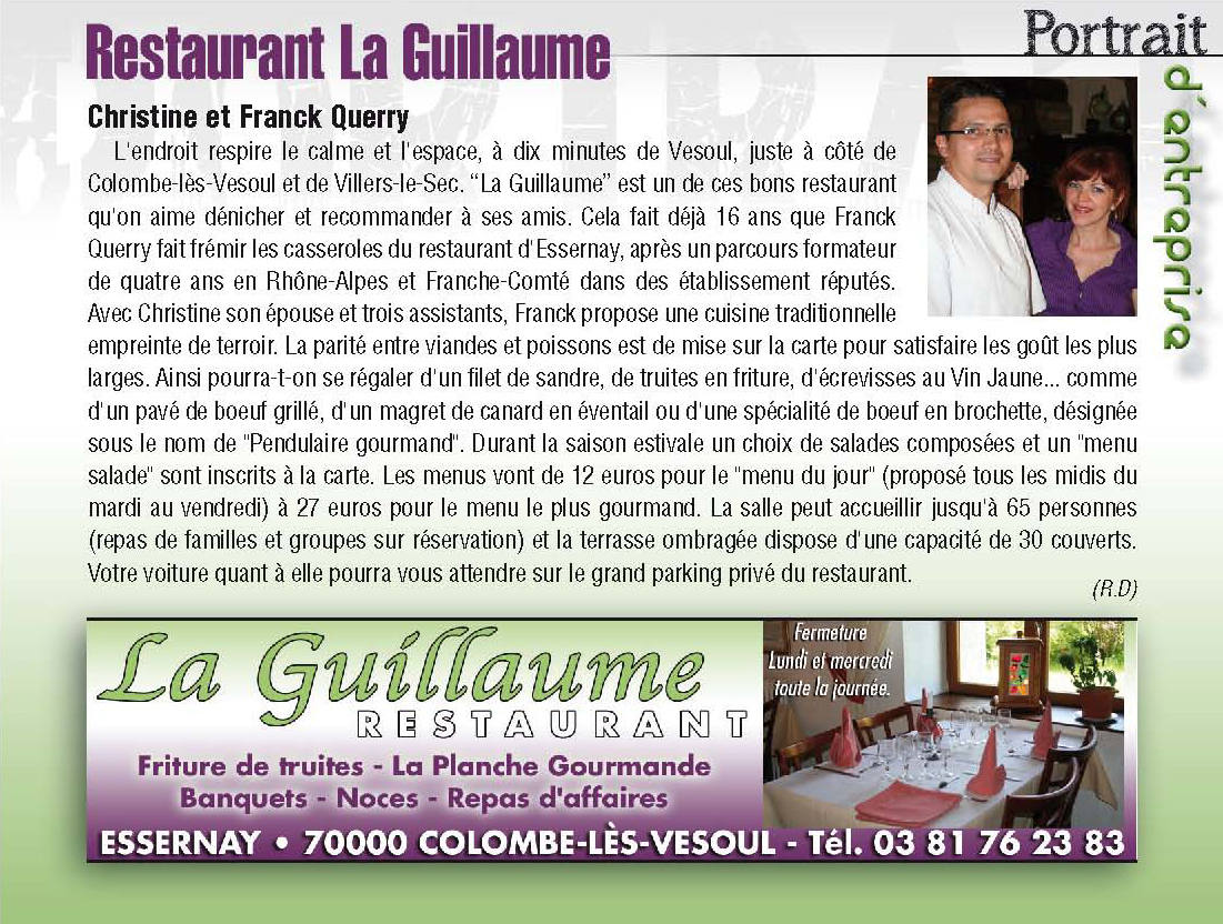 Restaurant La Guillaume