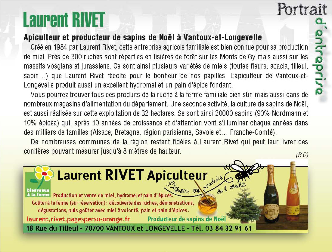 Miel Laurent Rivet