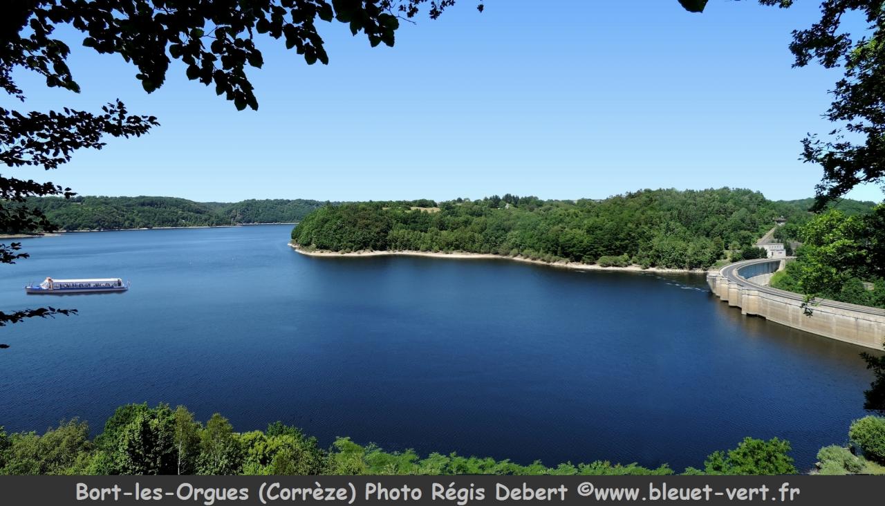 Bort-les-Orgues : le lac