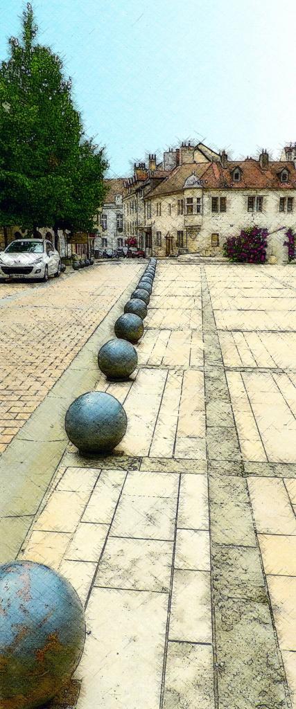 Place de la Mairie - Baume-les-Dames