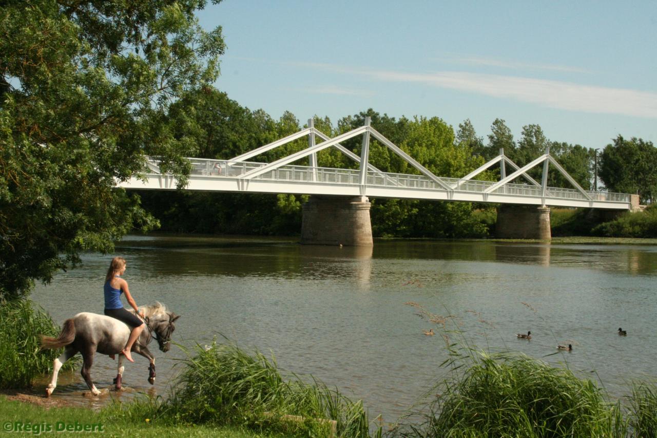 Rigny - nouveau pont sur la Saône