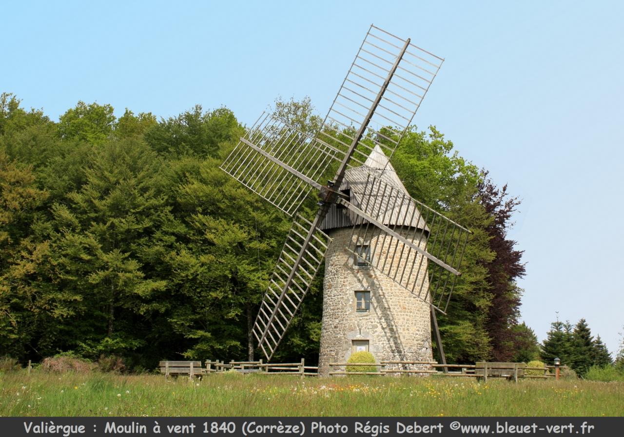 Moulin à vent à Valiergues