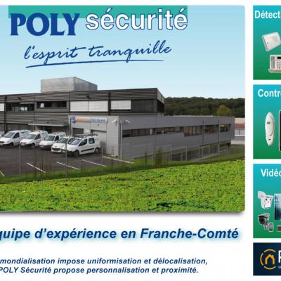Carte de vœux société Poly Sécurité