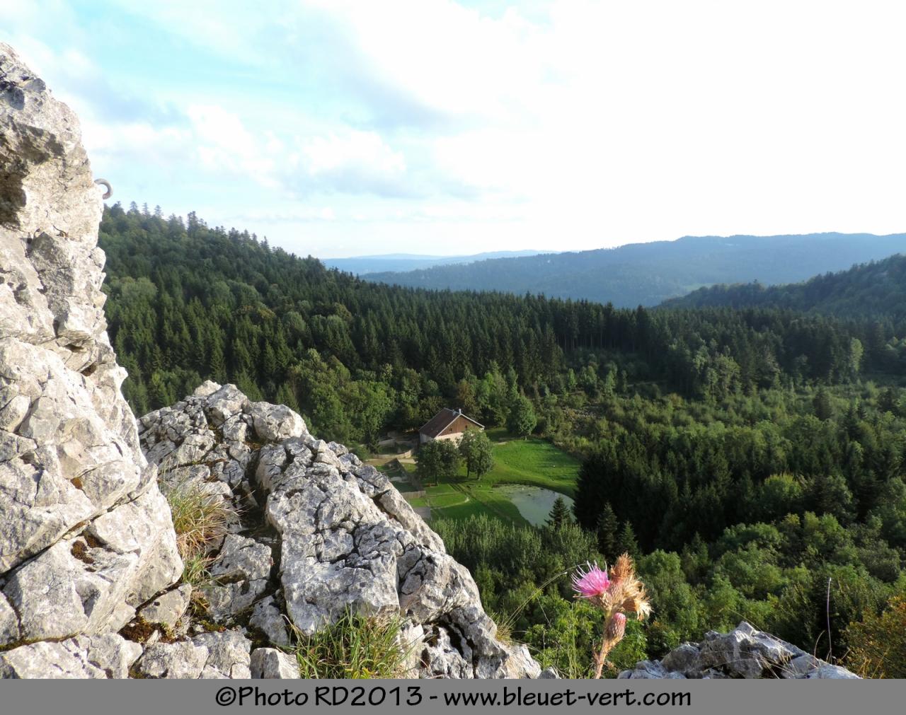 Vue de la Roche percée