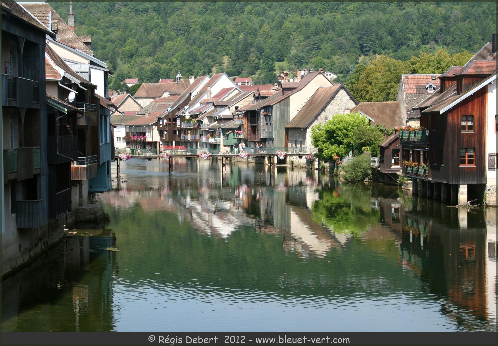 Ornans en bord de Loue